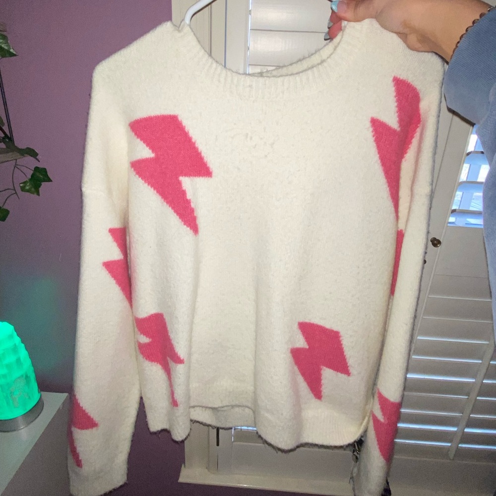 lightning bolt sweater